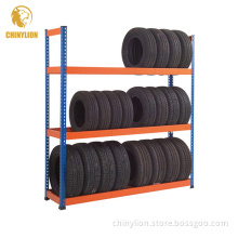 High quality thick metal tire rack storage system
